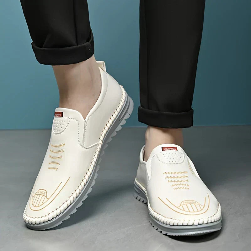 Mocassim Ortopédico Sport em Couro Legítimo