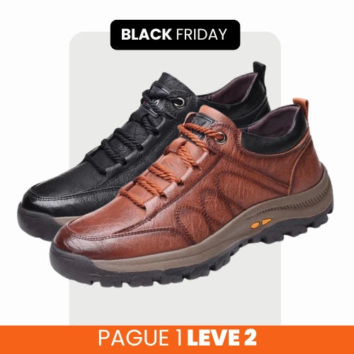 Tênis de Couro Legítimo