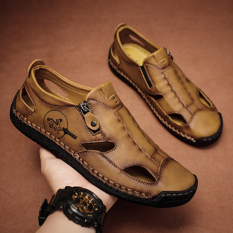 Mocassim Ortopédico de Couro Legitimo