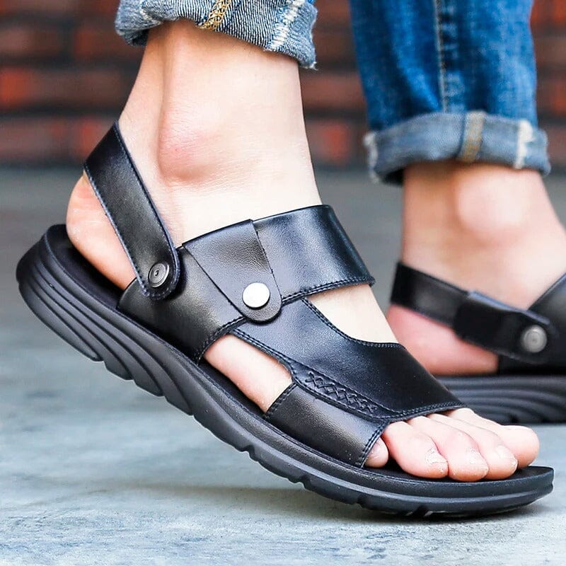 Sandália Ortopédica de Couro Legítimo